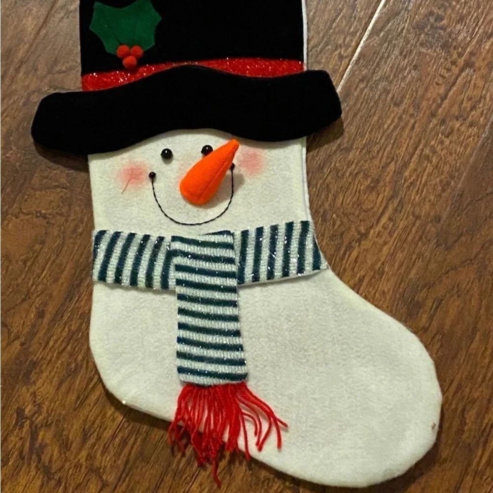 Snowman Christmas Stocking